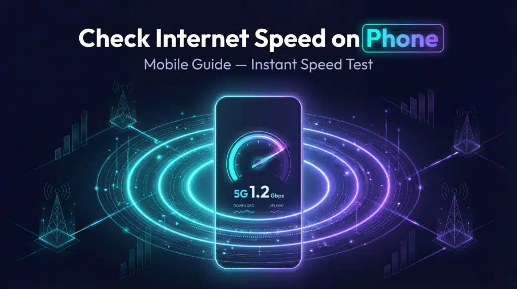 Guide Speed How to Check Internet Speed on Phone (2026 Guide) | Instant Speed Test