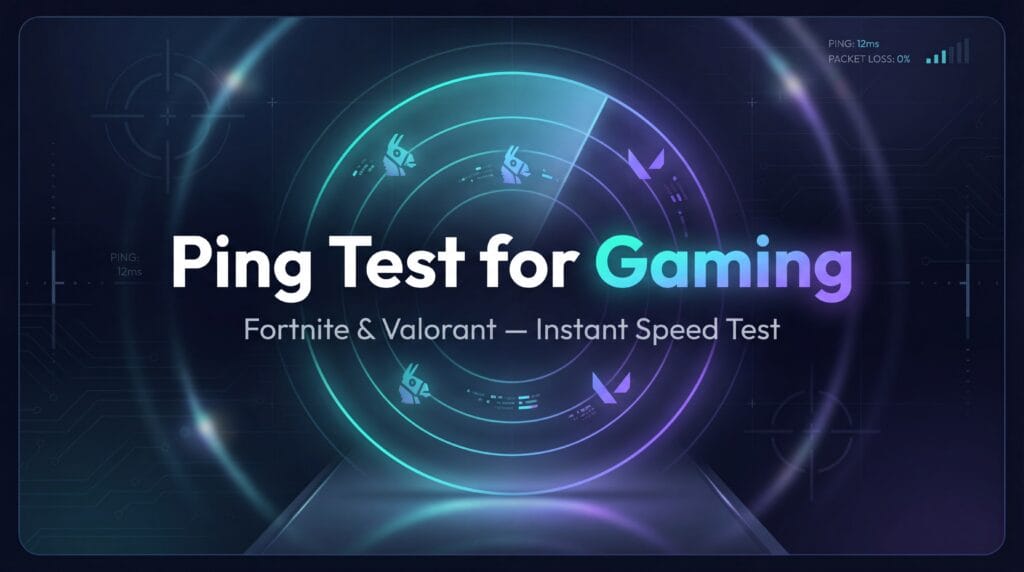 Ping test for gaming