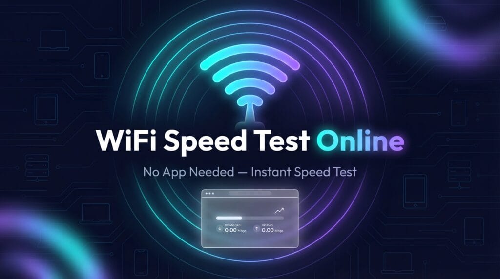 WiFi Speed Test Online Free — No App Needed