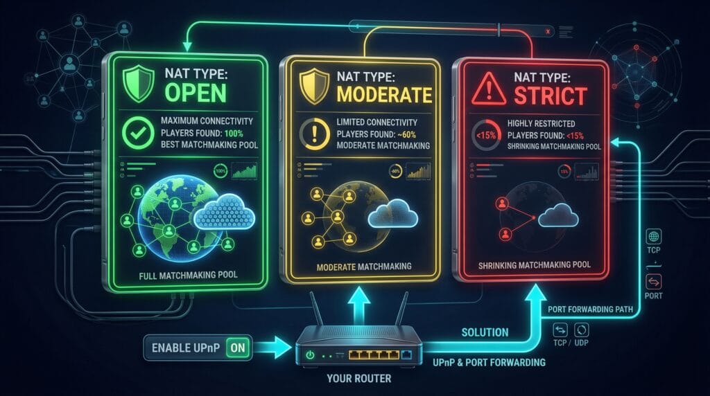 How to Fix NAT Type Strict Open Your NAT for Gaming