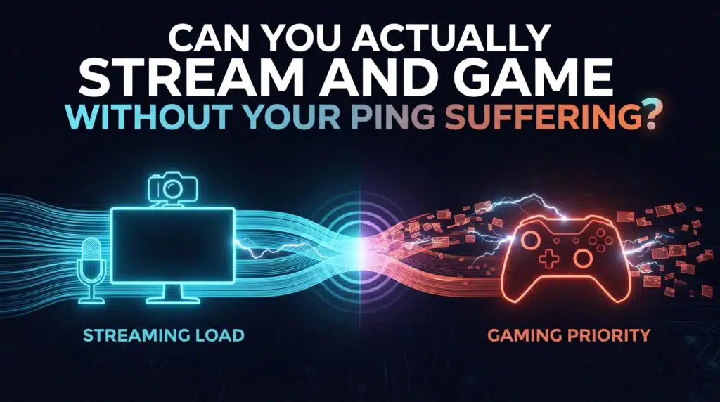 Can You Actually Stream and Game Without Your Ping Suffering