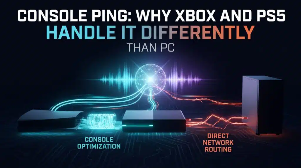 Console Ping Why Xbox and PS5 Handle It Differently Than PC