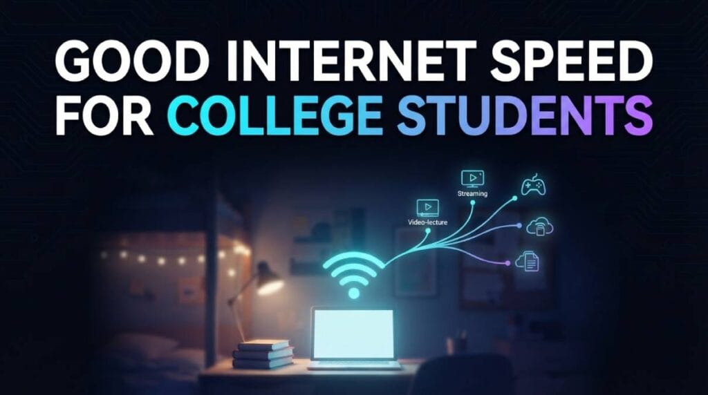 Good Internet Speed for College Students The Real Numbers