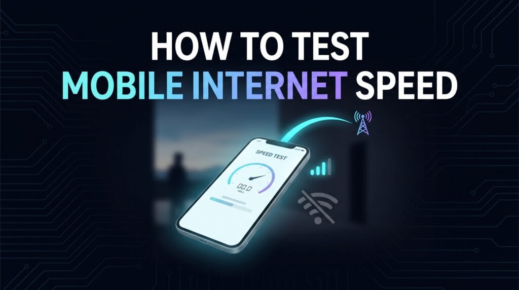 How to Test Mobile Internet Speed the Right Way