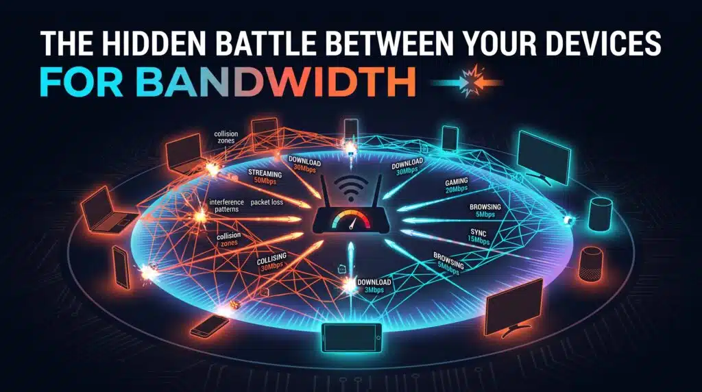 The Hidden Battle Between Your Devices for Bandwidth