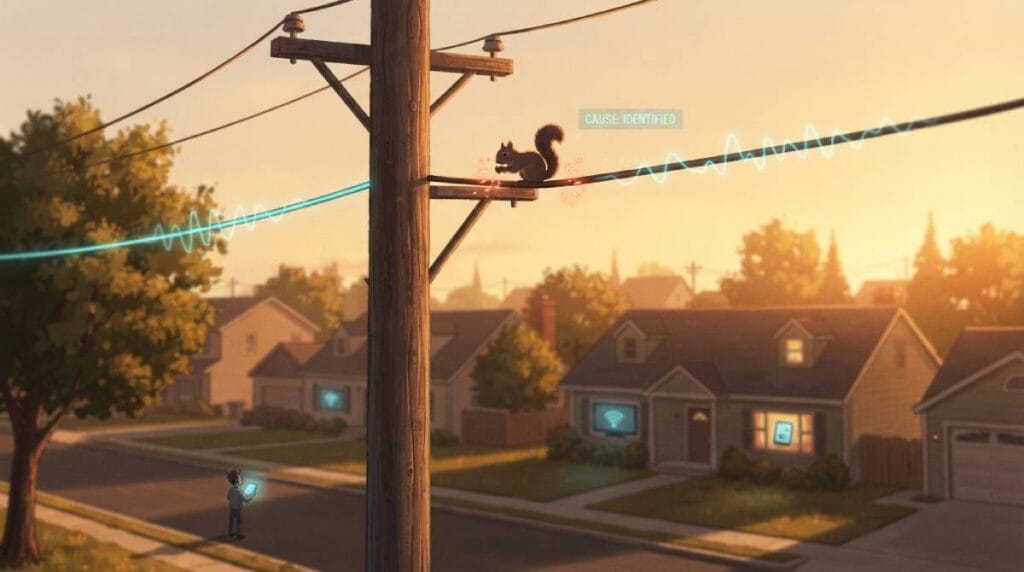 The Internet Outage That Was Actually a Squirrel