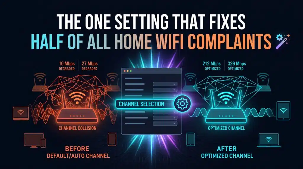 The One Setting That Fixes Half of All Home WiFi Complaints