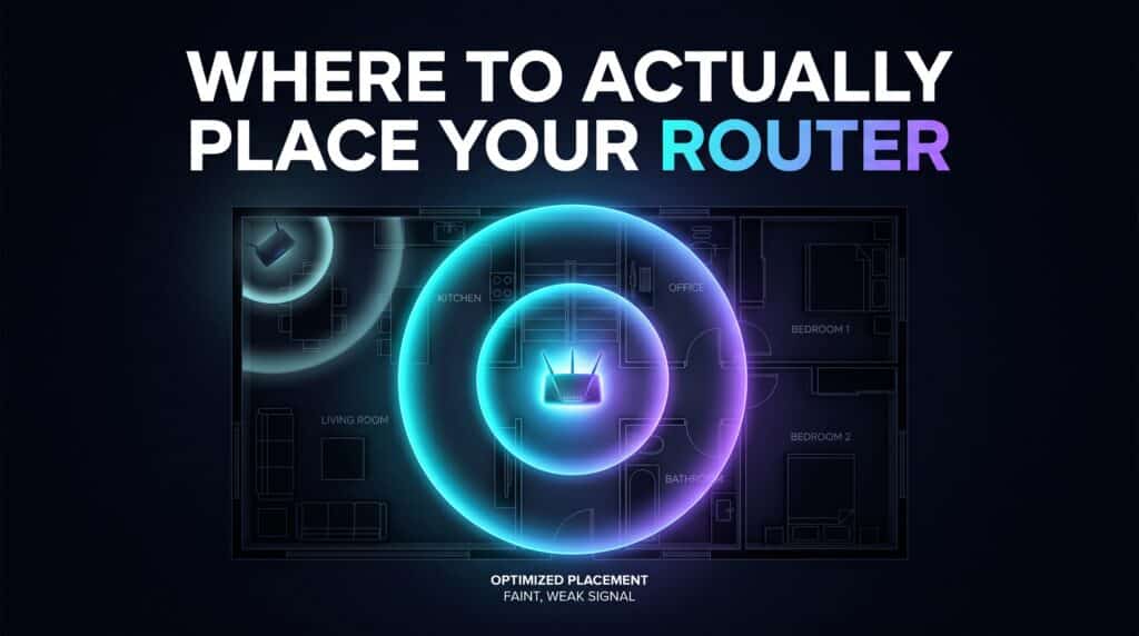 Where to Actually Place Your Router Most People Get This Wrong