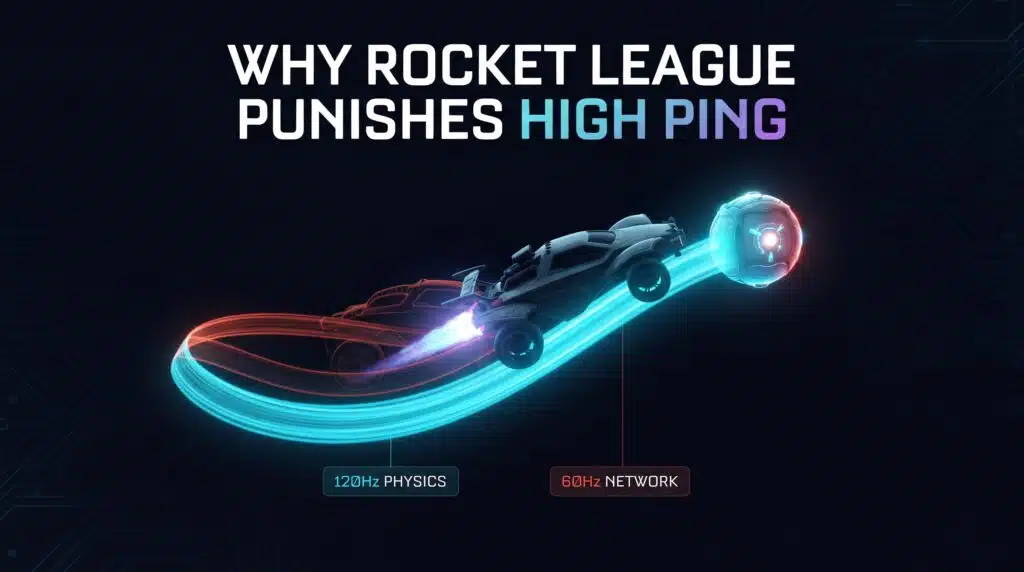 Why Rocket League Punishes High Ping More Than Other Games