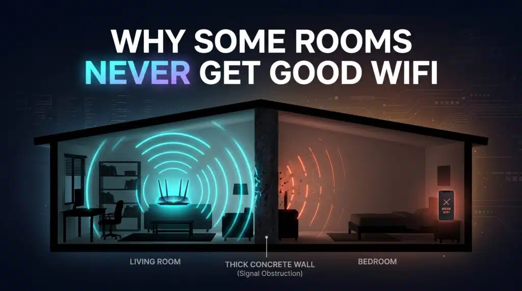 Why Some Rooms Never Get Good WiFi And How to Fix It