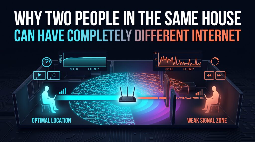 Why Two People in the Same House Can Have Completely Different Internet