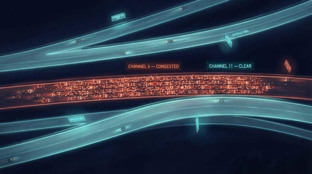Why WiFi Channels Work Like Traffic Lanes And Why Yours Might Be Jammed