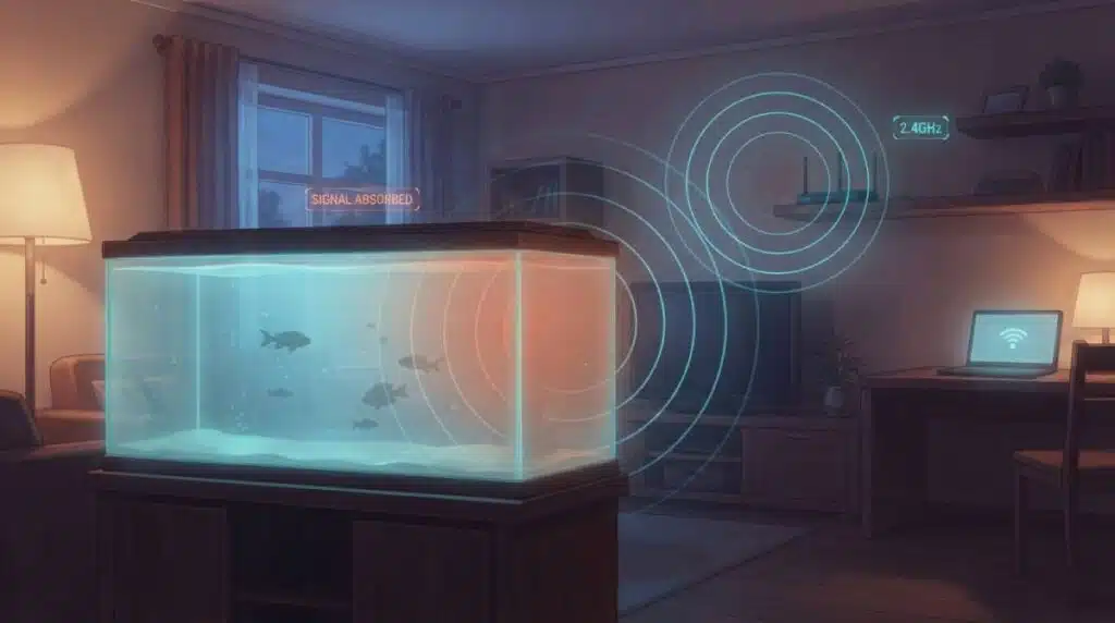 Why Your Fish Tank Might Be Killing Your WiFi Signal