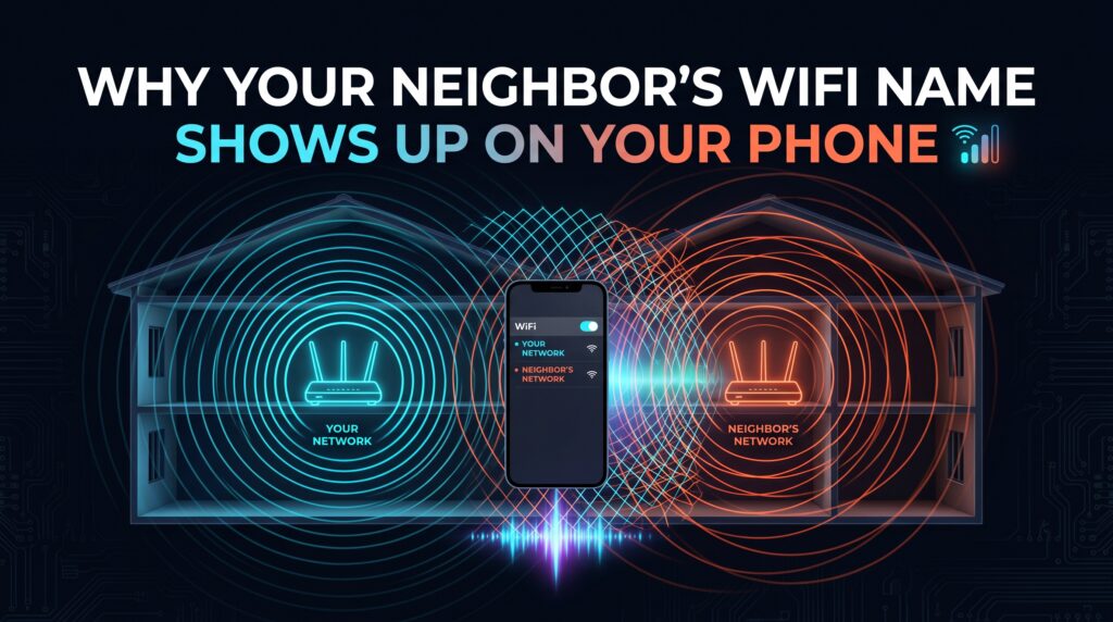 Why Your Neighbors WiFi Name Shows Up on Your Phone