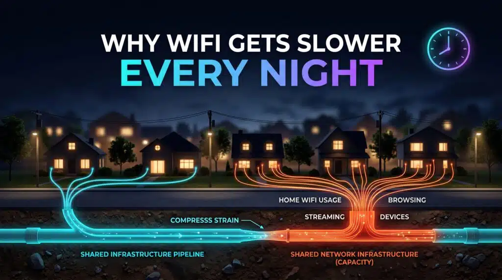 Why Your WiFi Gets Slower Every Night Its Not Your Imagination
