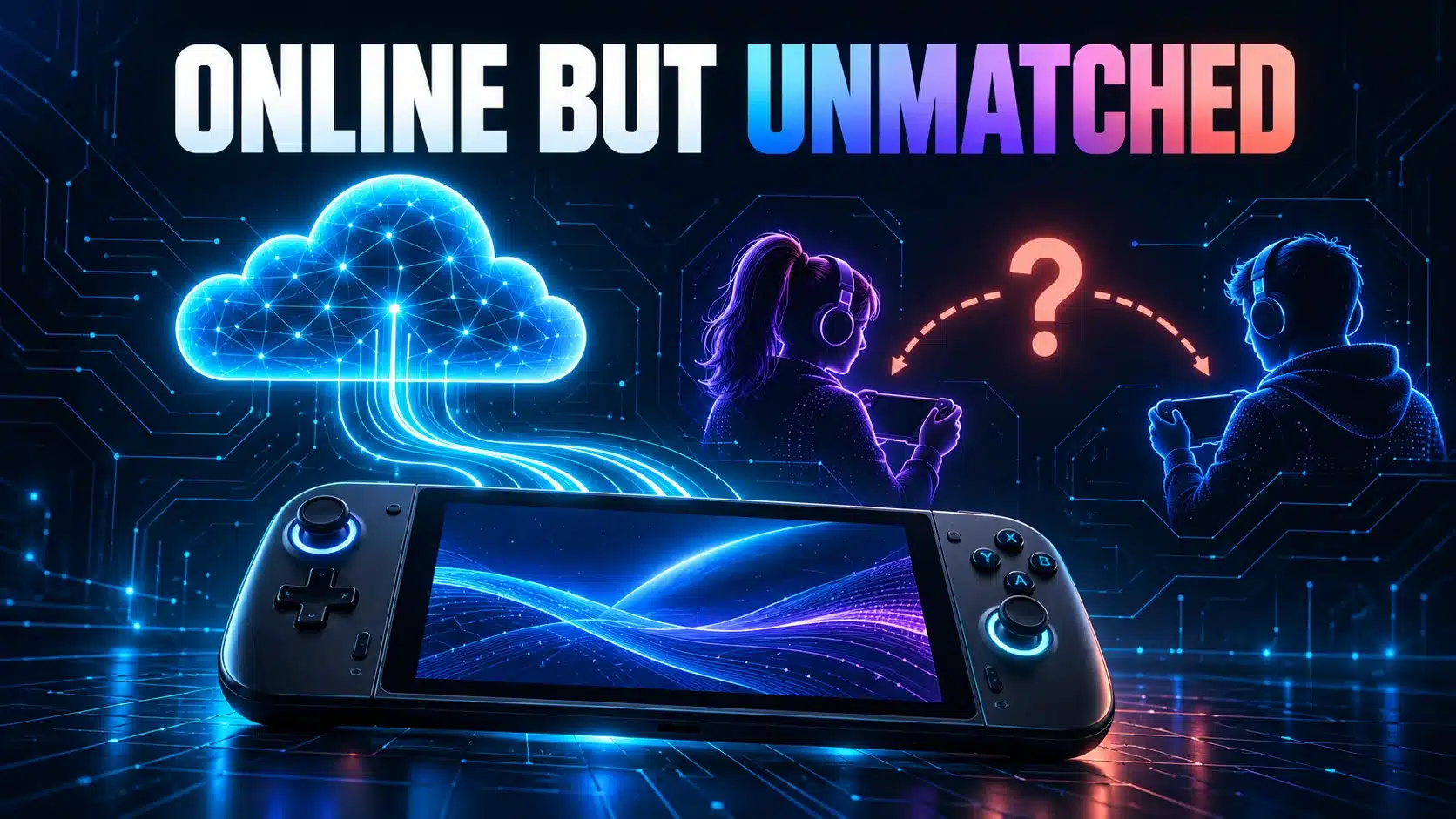 A handheld has internet access while a separate peer matchmaking connection needs investigation.